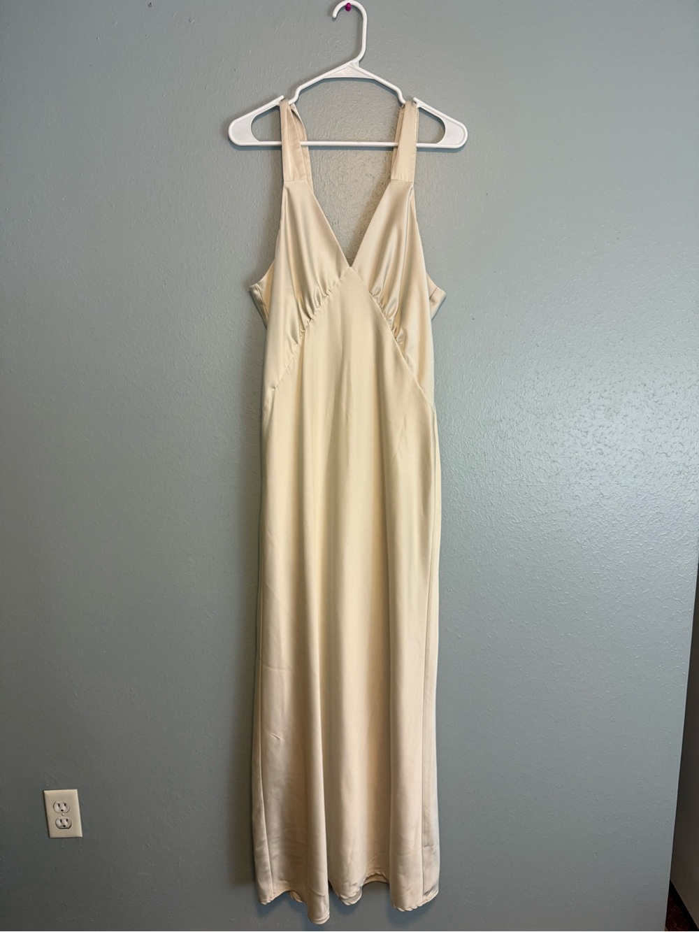 House of Harlow 1960 Cream Maxi Slip Dress